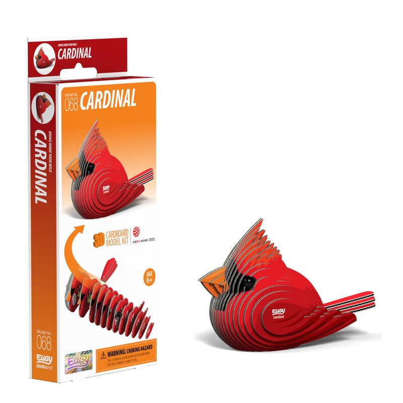 EUGY D5084 Cardinal 3D Model Craft Kit
