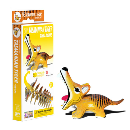 EUGY D5085 Tasmanian Tiger 3D Model Craft Kit