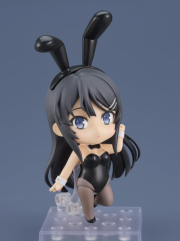 Good Smile Company Rascal Does Not Dream of Bunny Girl Senpai: Mai Sakurajima (Bunny Girl Ver.) Nendoroid Action Figure