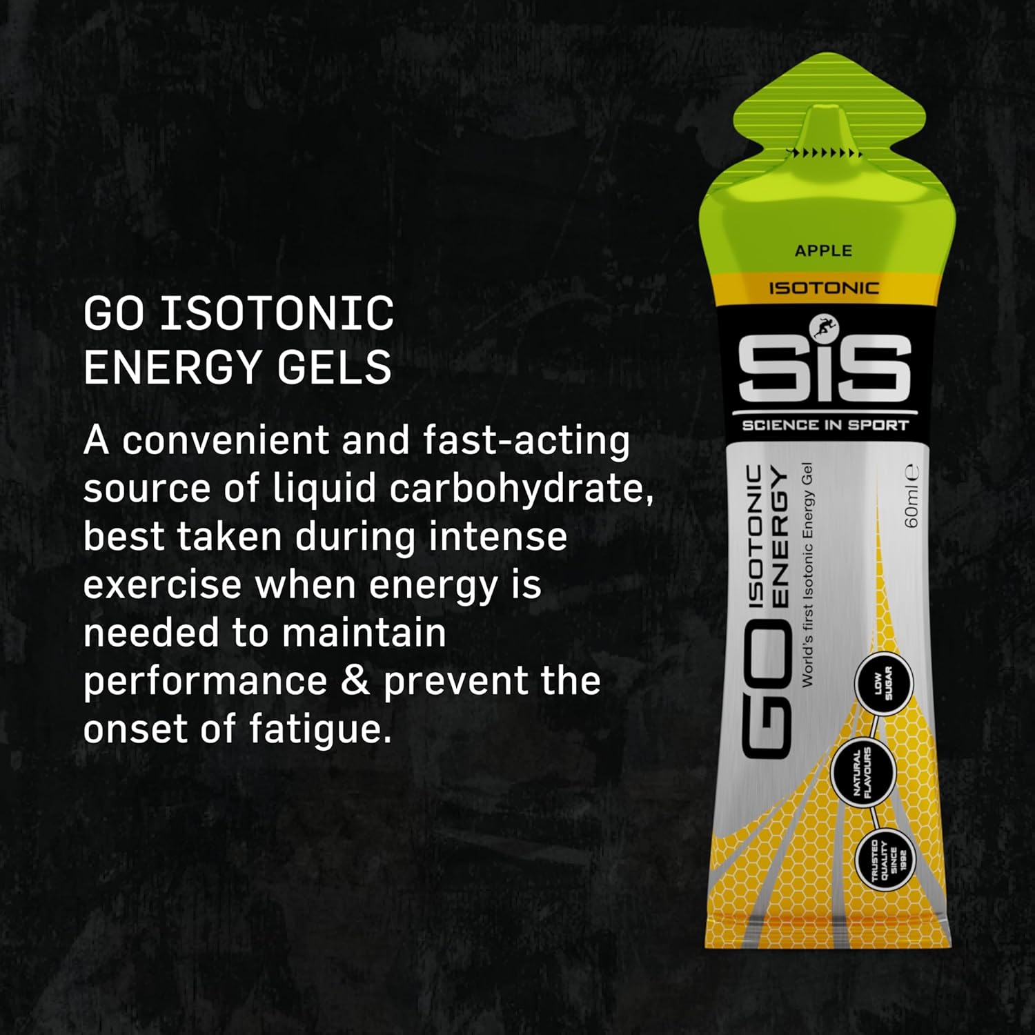 GO Isotonic Gel Variety Pack - Single Box of 7 Gels - Mixed