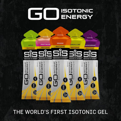 GO Isotonic Gel Variety Pack - Single Box of 7 Gels - Mixed