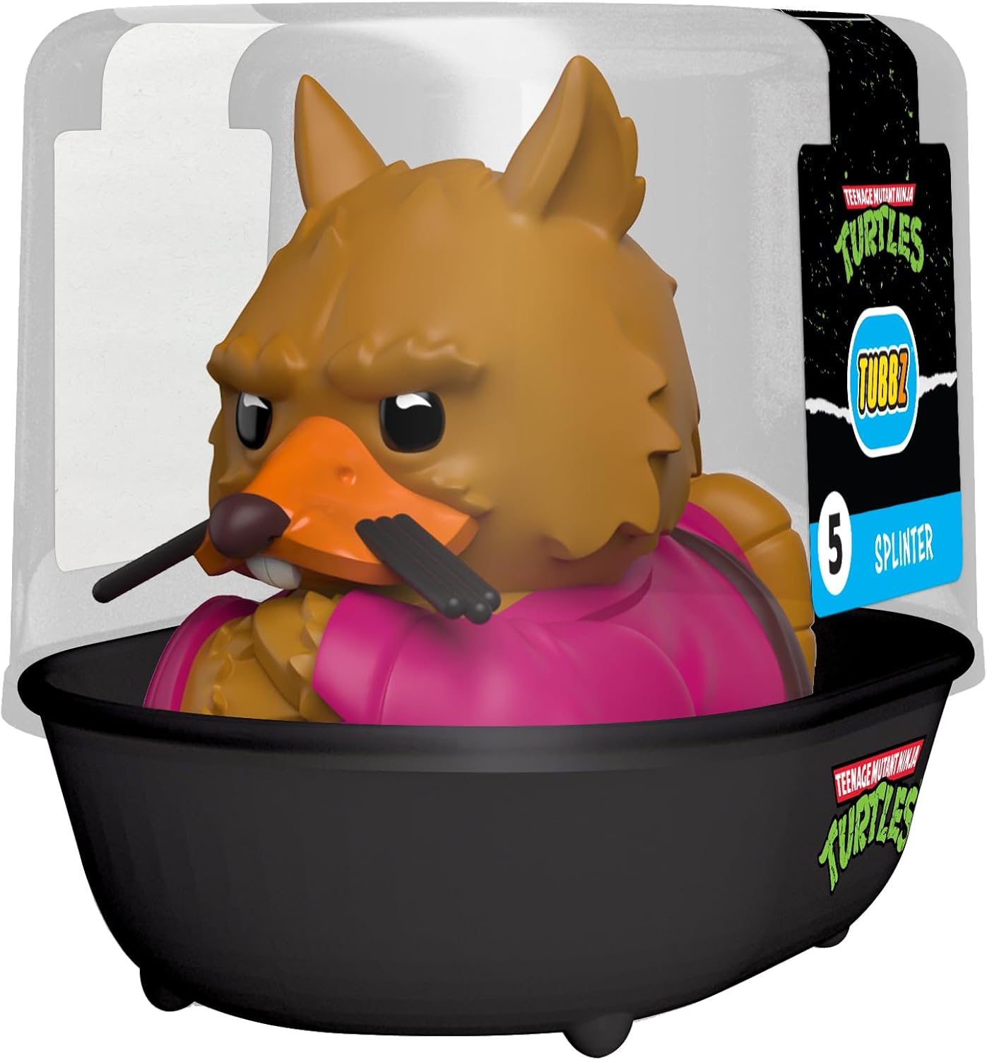 TUBBZ First Edition Splinter Collectible Vinyl Rubber Duck Figure - Official Teenage Mutant Ninja Turtles Merchandise - Action Video Games, TV & Movies