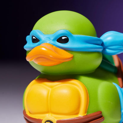 TUBBZ Mini: Teenage Mutant Ninja Turtles - Leonardo Figura Mini Coleccionable de Pato de Goma Disfrazado