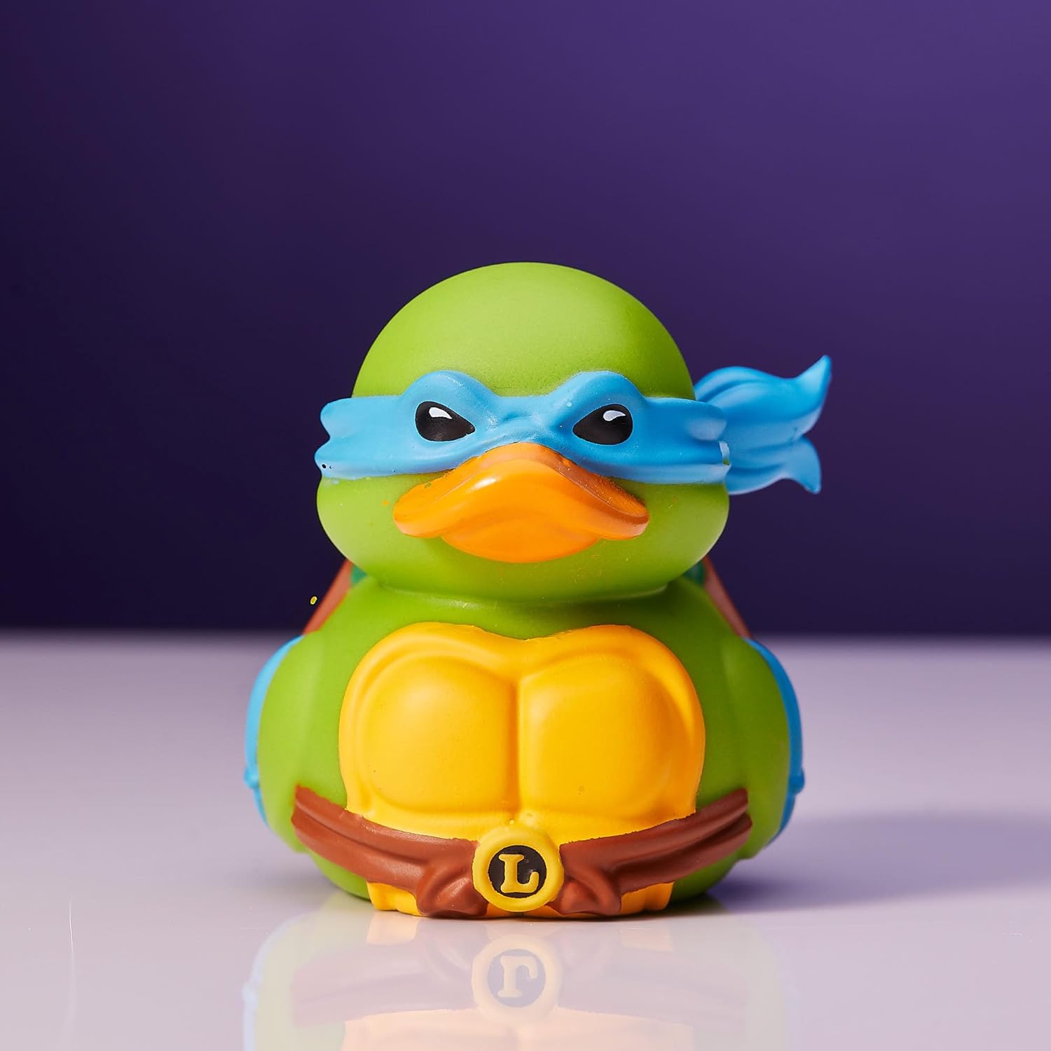 TUBBZ Mini: Teenage Mutant Ninja Turtles - Leonardo Figura Mini Coleccionable de Pato de Goma Disfrazado