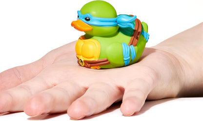 TUBBZ Mini: Teenage Mutant Ninja Turtles - Leonardo Figura Mini Coleccionable de Pato de Goma Disfrazado