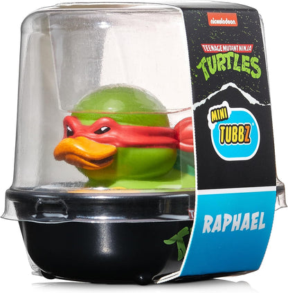 TUBBZ Mini: Teenage Mutant Ninja Turtles - Raphael Figura Mini Coleccionable de Pato de Goma Disfrazado
