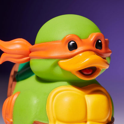 TUBBZ Mini: Teenage Mutant Ninja Turtles - Michelangelo Figura Mini Coleccionable de Pato de Goma Disfrazado