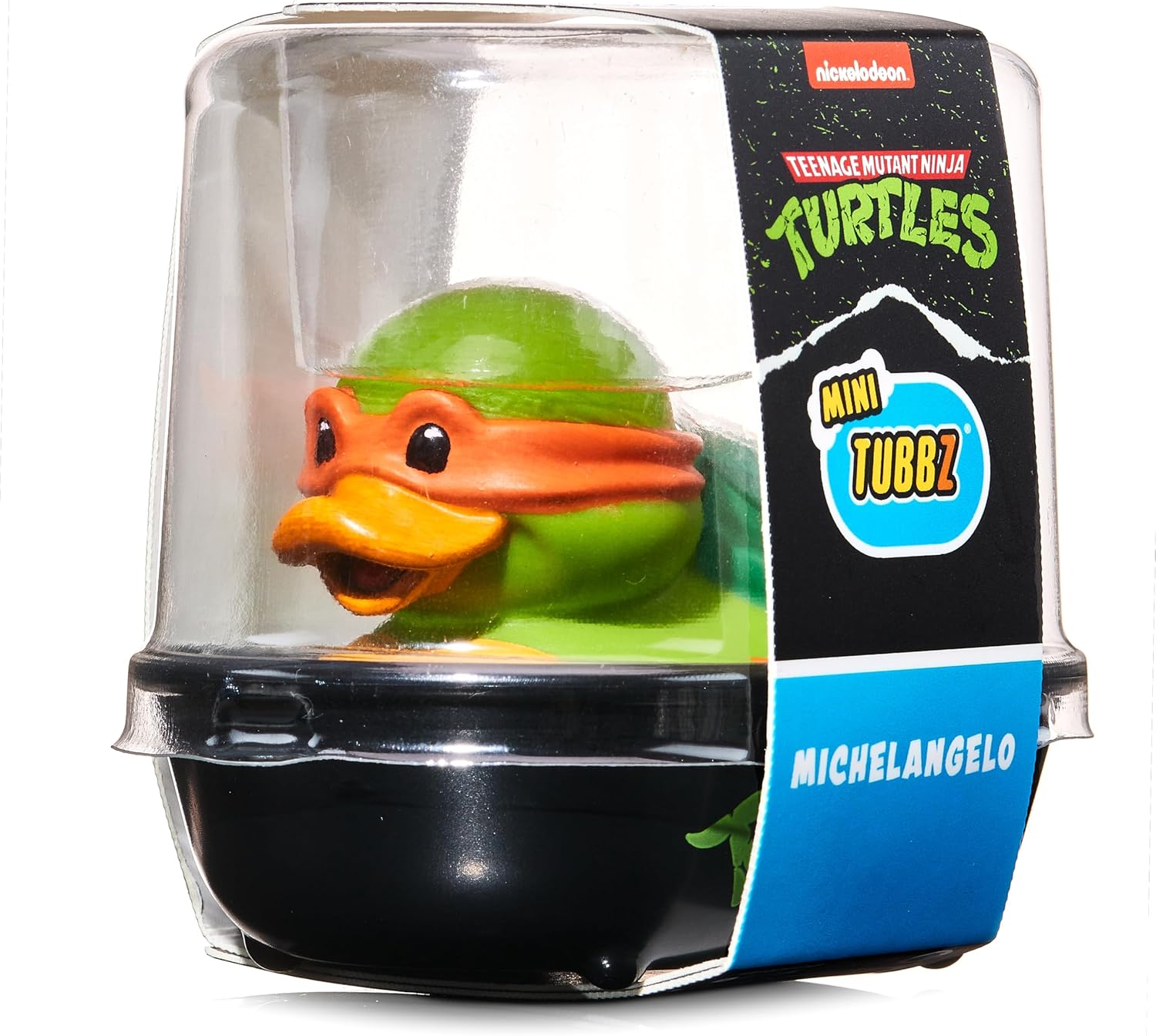 TUBBZ Mini: Teenage Mutant Ninja Turtles - Michelangelo Figura Mini Coleccionable de Pato de Goma Disfrazado
