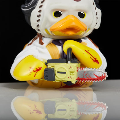 TUBBZ Boxed Edition Leatherface Collectible Vinyl Rubber Duck Figure - Official Texas Chainsaw Massacre Merchandise - TV, Movies & Video Games