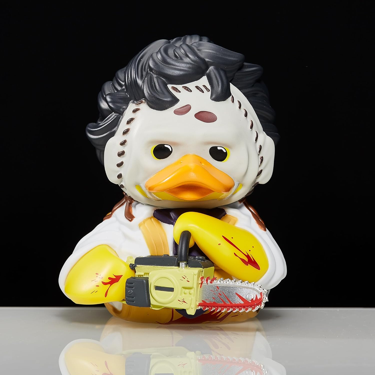 TUBBZ Boxed Edition Leatherface Collectible Vinyl Rubber Duck Figure - Official Texas Chainsaw Massacre Merchandise - TV, Movies & Video Games
