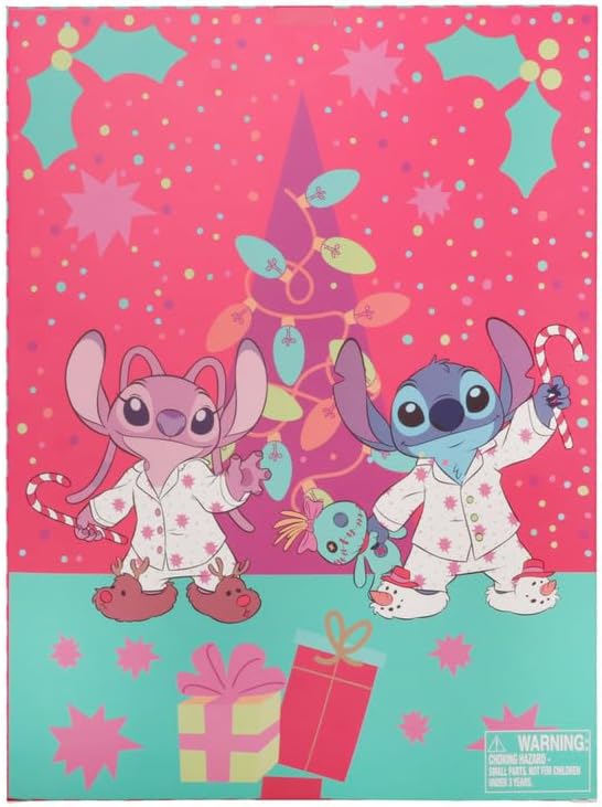 Stitch Stationary 24 Day Premium Advent Calendar - Officially Licensed Christmas Gifts & Seasonal Christmas Decor For Girls Bedroom | Paladone