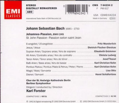 Johannes Passion (Forster, Wunderlich)