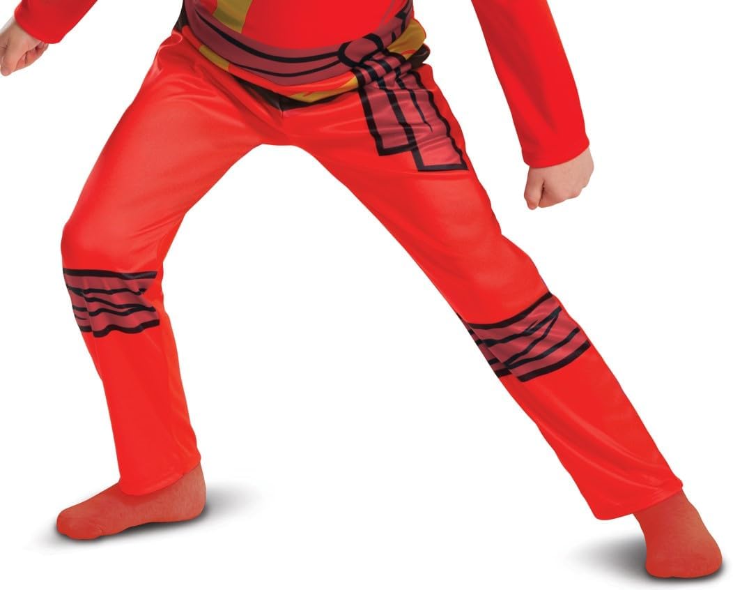 Disguise Offizielles Lego Ninjago Kostüm Kinder Jungen, Ausgefallenes Ninja-kostüm Für Kinder Und Jungen, Halloween-ninjago-kostüm Für Kinder, Jungen, Kai