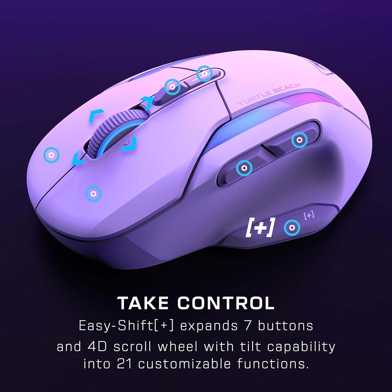 Turtle Beach: Kone Ii Air Wireless Mouse (Color: White)
