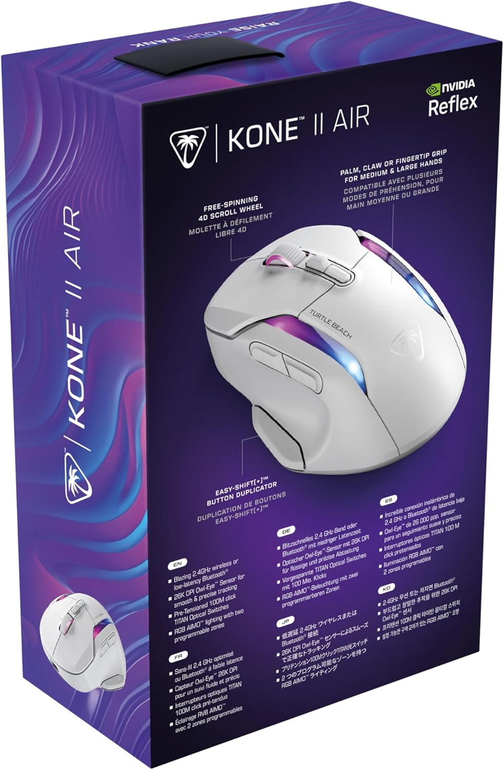 Turtle Beach: Kone Ii Air Wireless Mouse (Color: White)