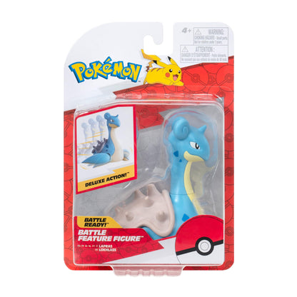 Pokémon PKW3416 - Battle Feature Figure - Lapras Official Articulated Figure, 11.5 cm