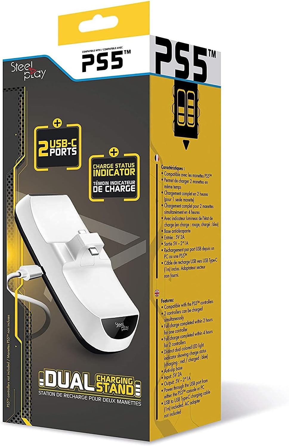 Steelplay Charging Station for PS5 DualSense Controller /PS5