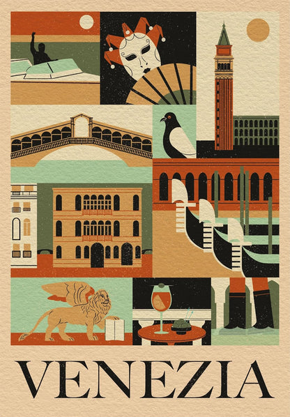 Clementoni Venedig Puzzle 1000 Teile Erwachsene - Italien Puzzle Erwachsene in 70 x 50 cm - Puzzle Erwachsene anspruchsvoll von Clementoni 39846