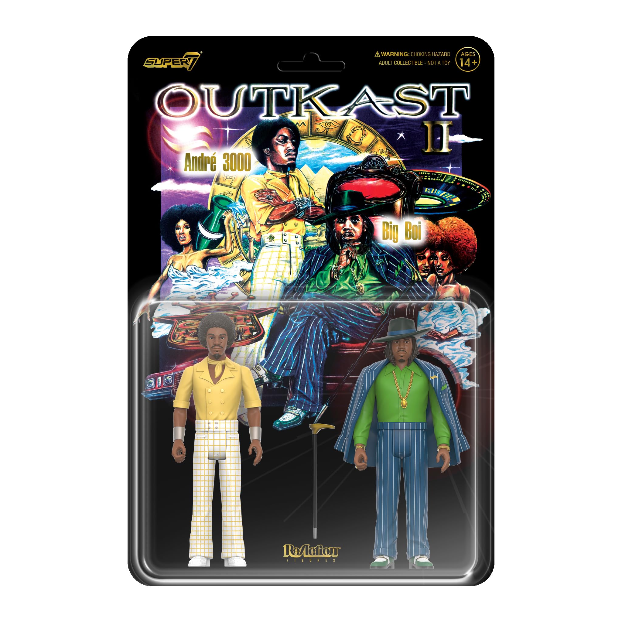 Super7 Outkast Reaction Figures Wave 02 - Outkast (Aquemini) Action Figures
