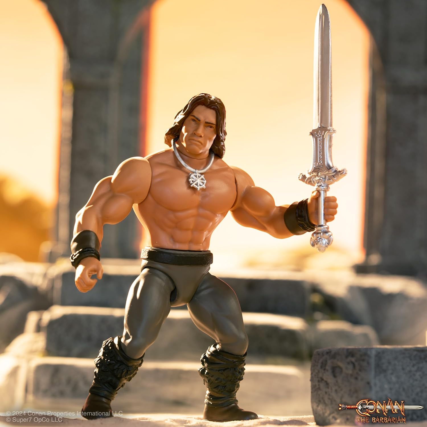 Super7 Conan The Barbarian Vintage Figures Wave 02 - Conan Action Figure 3.75 in Figure Conan - 2