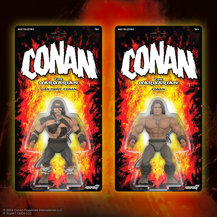 Super7 Conan The Barbarian Vintage Figures Wave 02 - Conan (War Paint) Action Figure
