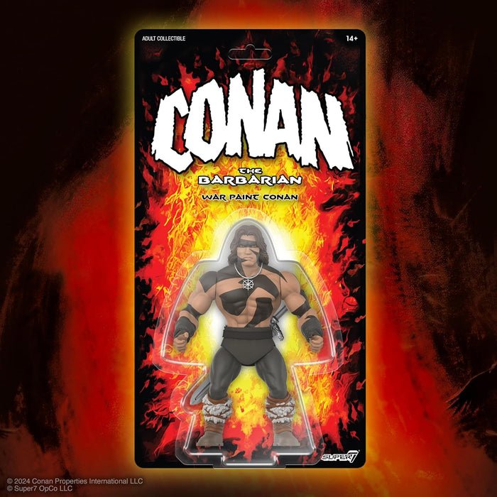 Super7 Conan The Barbarian Vintage Figures Wave 02 - Conan (War Paint) Action Figure
