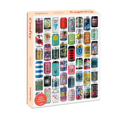 Crafty - Rompecabezas de 1000 piezas para adultos, tablero 100% reciclado de primera calidad, rompecabezas de cerveza de 1000 piezas, regalos para amantes de la cerveza, regalos para papá