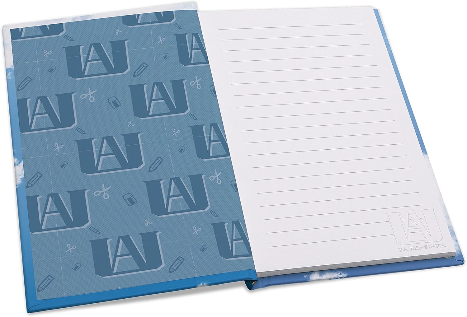 ABYstyle My Hero Academia Heroes 400ml Glass & A6 Notebook & Pin Badge Gift Set