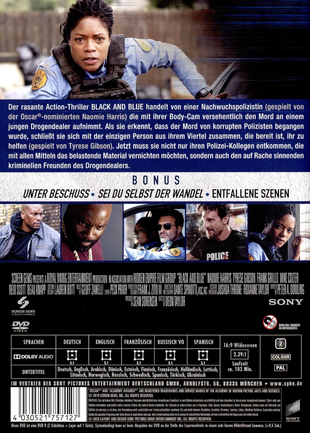 Black and Blue (DVD
