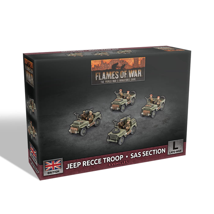 Flames of War Jeep Recce Troop - SAS Section