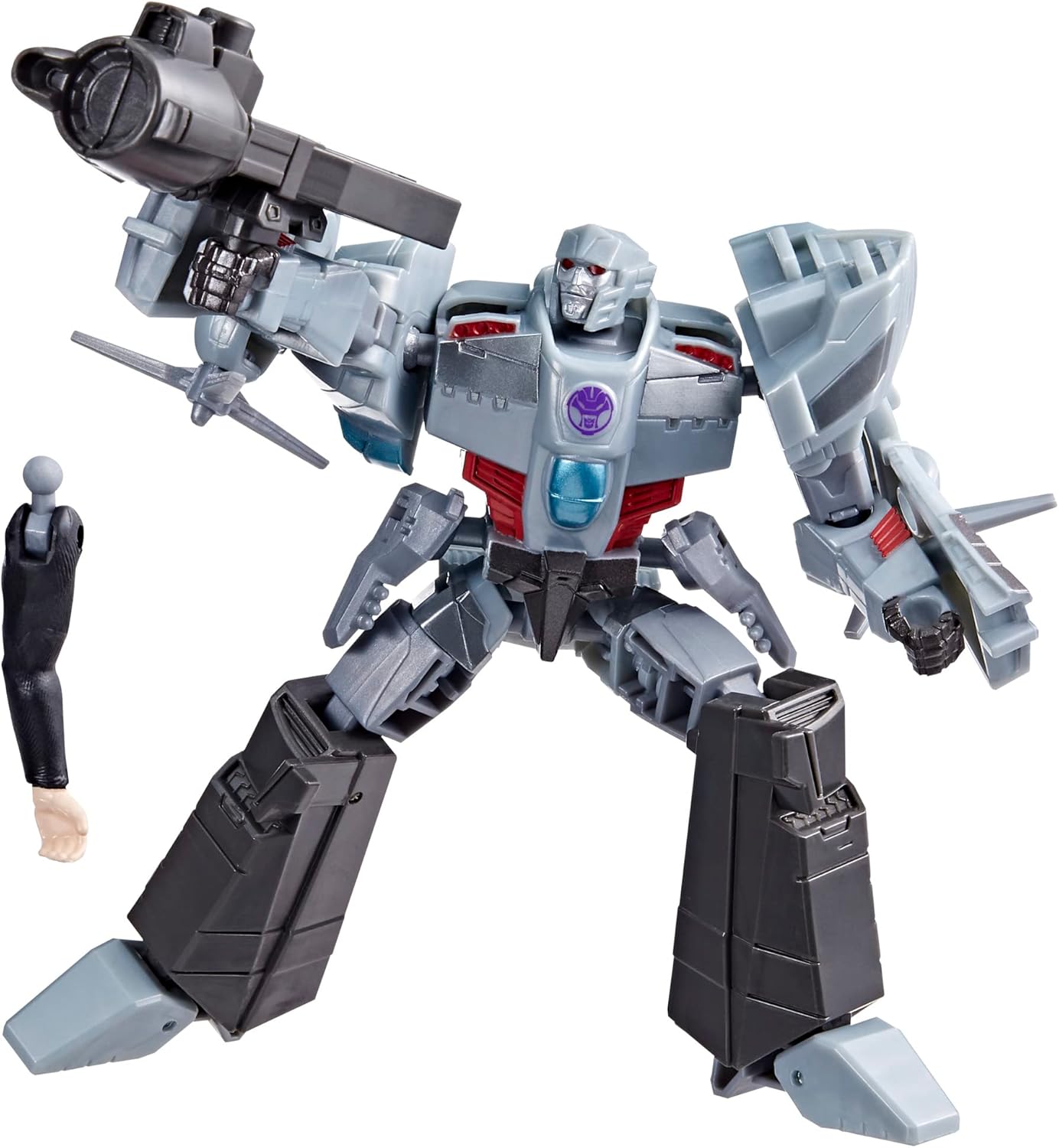 Transformers EarthSpark 12.5cm Megatron Class Deluxe Action Figure Robot Toy for Kids Age 6+