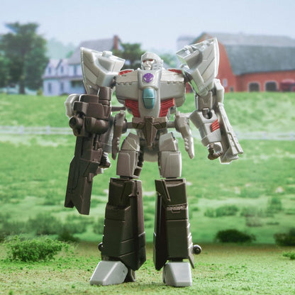 Transformers EarthSpark 12.5cm Megatron Class Deluxe Action Figure Robot Toy for Kids Age 6+