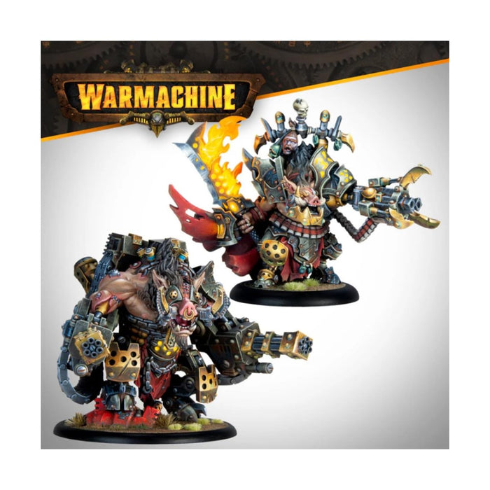 Steamforged Games Warmachine: Emperor Carver Ultimus Esquire III & War Boar MMD47