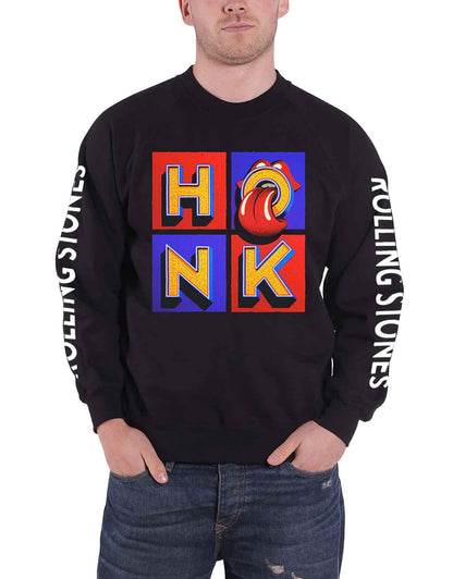 Rolling Stones The Sweatshirt Honk Album Sleeve Print New Official Men's XXL Black
