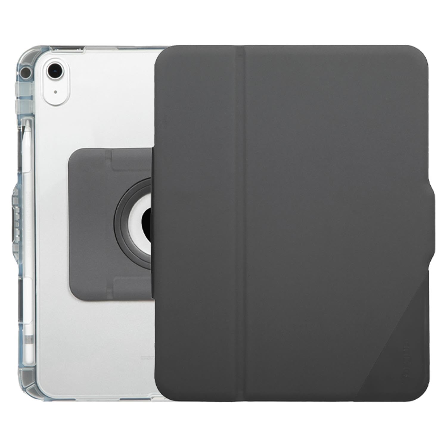 Targus VersaVu Clear Case for iPad 10.9" | 360° Rotating Stand, Slim Transparent Protective Case, Scratch-Resistant, Travel & Everyday Use, Lightweight & Durable