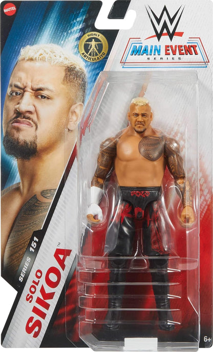 Mattel WWE Main Event Solo Sikoa Action Figure
