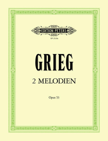 Two Melodies Op 53 Score & Parts