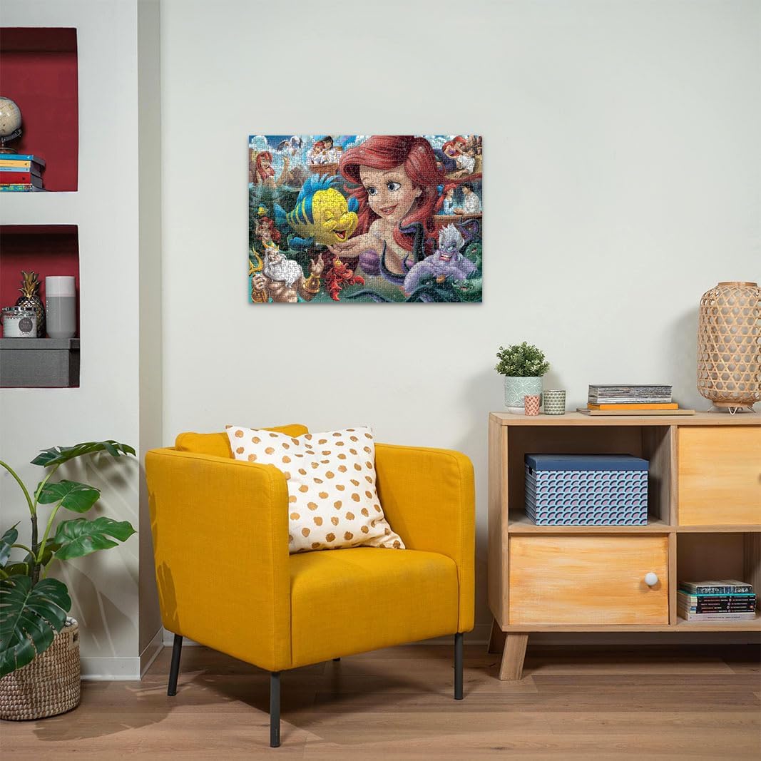 Ravensburger 12000567 - Heroines Collection: Ariel - puzzle 1000 piezas – puzzle adultos y niños a patir de 14 años, puzzle Disney, regalo Disney