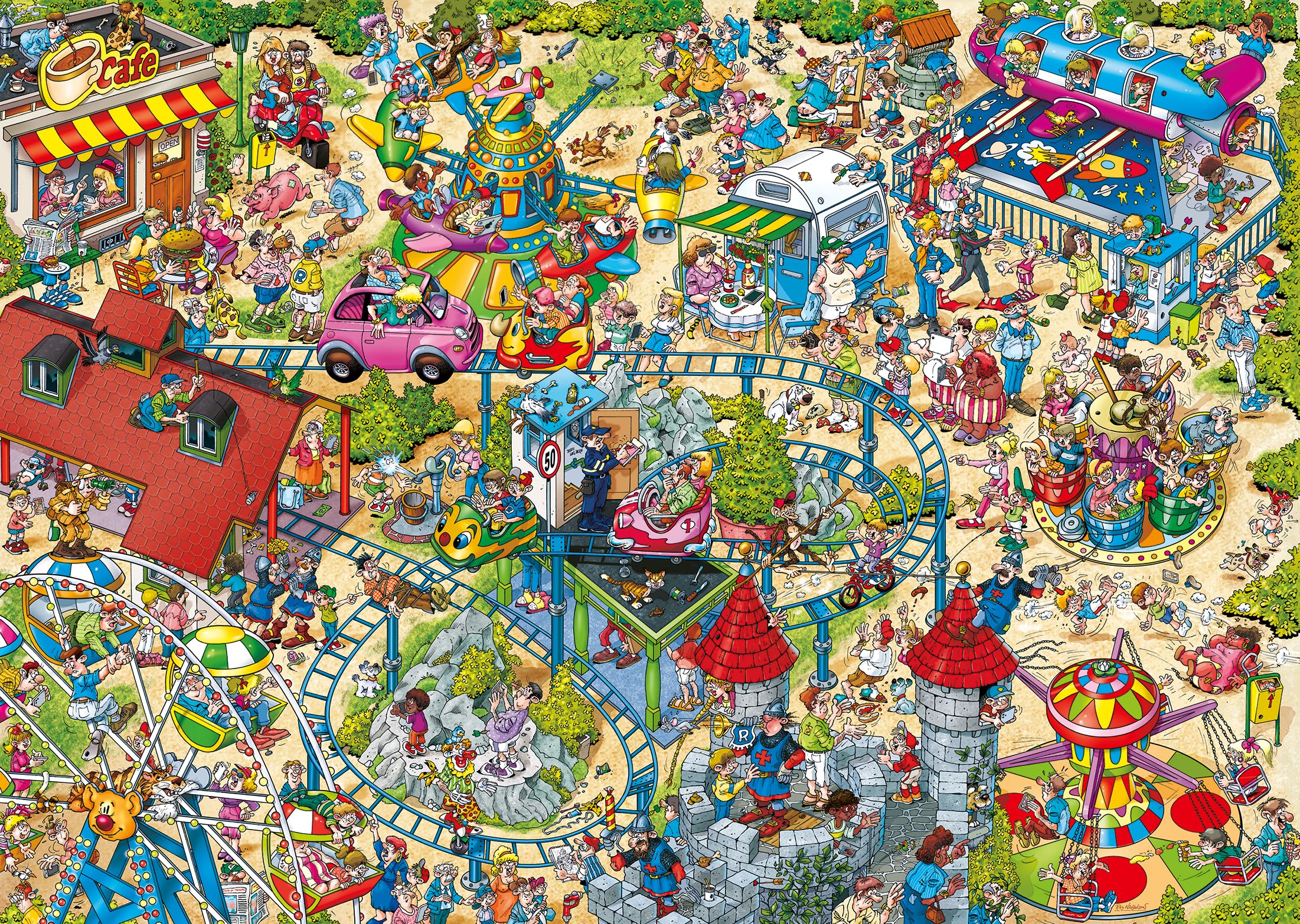 Ravensburger - Legpuzzel Holiday Resort 4: The Amusement Park 1000st.