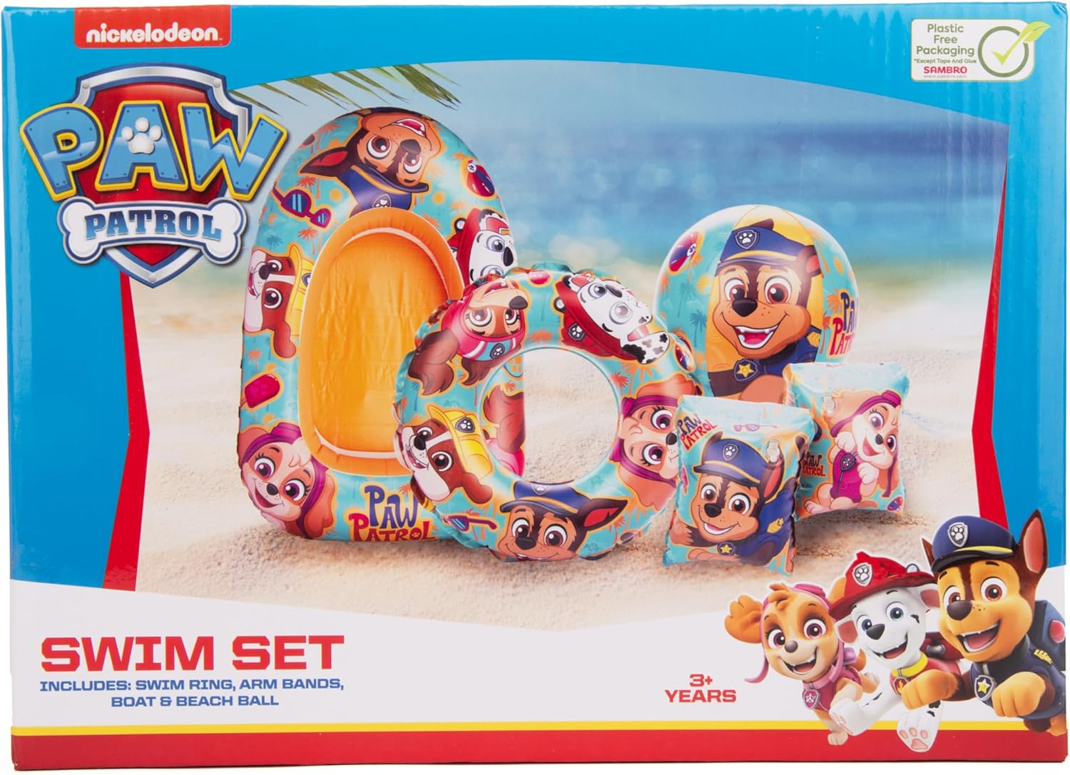 Sambro - PAW Patrol Zwemset met Boot 5dlg.