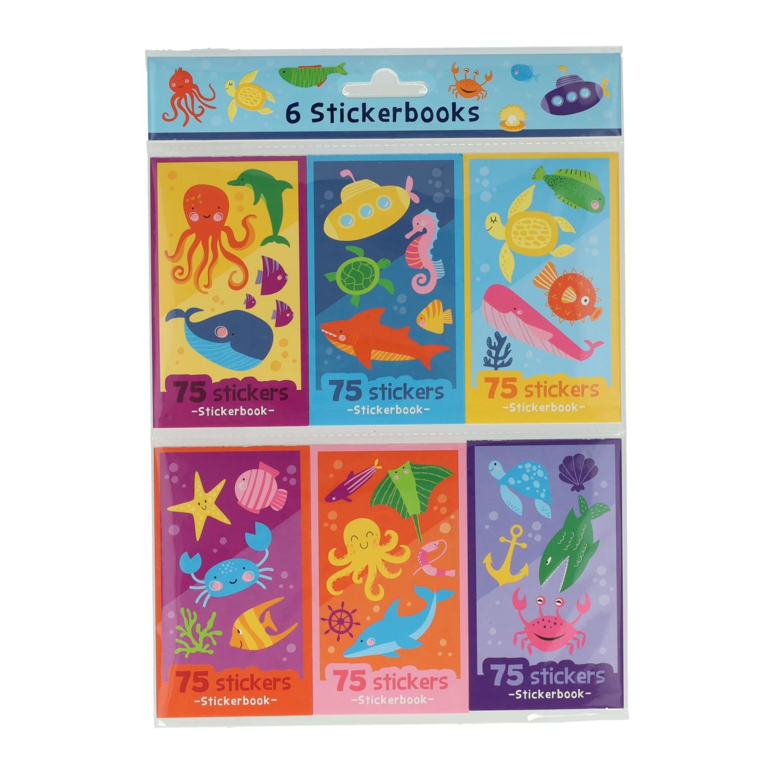 Wins Holland - Sticker Uitdeelboekjes Onderwaterwereld 6st.