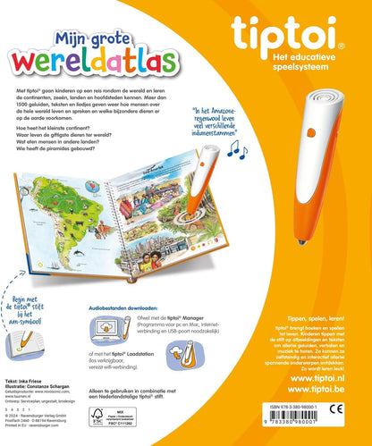 Ravensburger - Tiptoi Boek De Wereldatlas