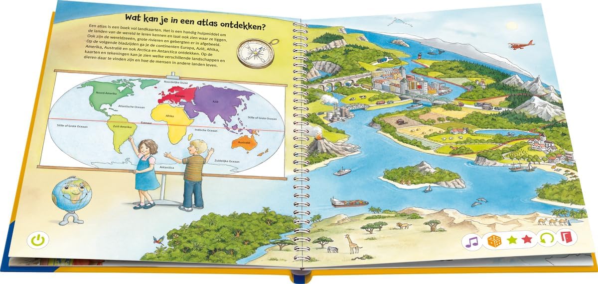 Ravensburger - Tiptoi Boek De Wereldatlas