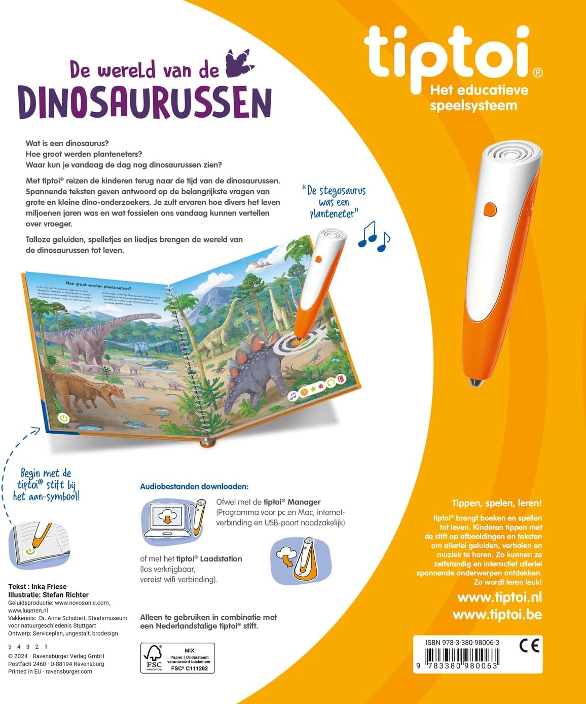 Ravensburger - Tiptoi Boek Wij Ontdekken De Dinosaurussen