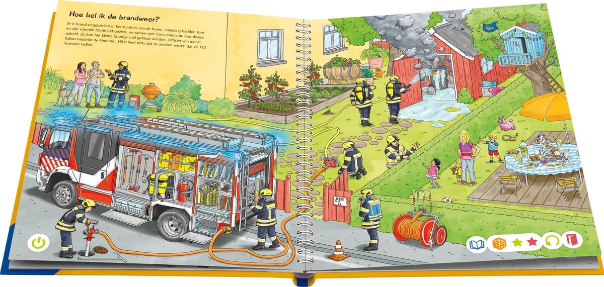 Ravensburger - Tiptoi Boek Bij De Brandweer