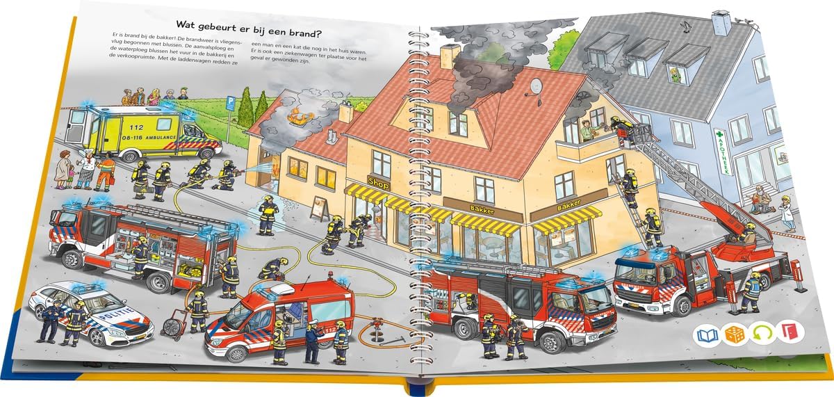Ravensburger - Tiptoi Boek Bij De Brandweer