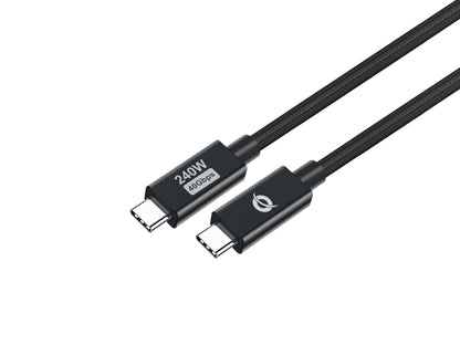 Conceptronic Cable USB-C 4.0 -> C M/M 2.00 m 5A 40Gbps Black