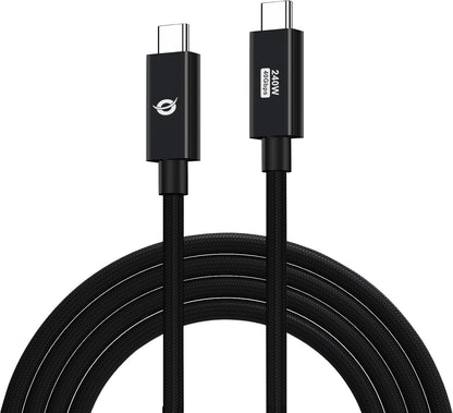 Conceptronic Cable USB-C 4.0 -> C M/M 2.00 m 5A 40Gbps Black