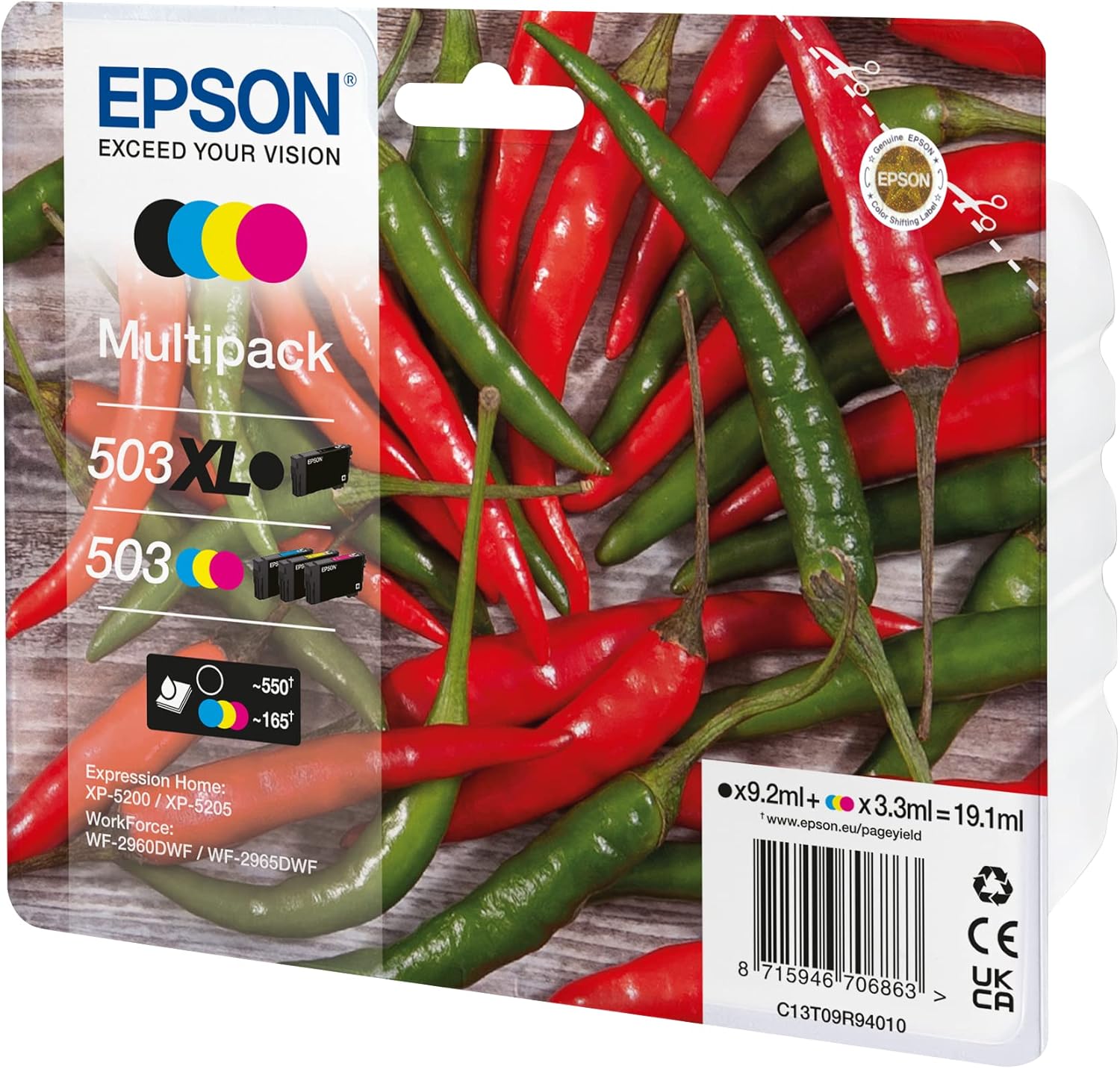 Cartucce Peperoncino4-Col 503Xl