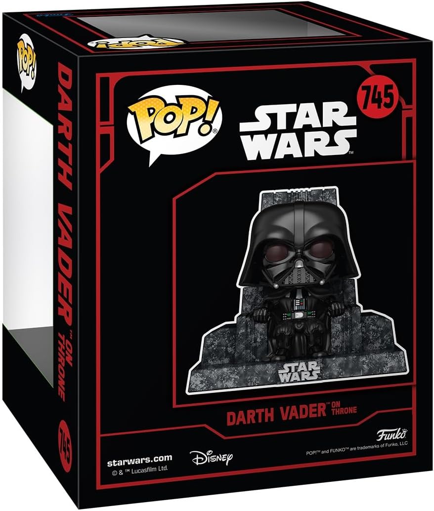 Funko Pop! Deluxe: SW Darkside - Darth Vader Throne - Star Wars - Collectable Vinyl Figure - Gift Idea - Official Merchandise - Toys for Kids & Adults - Movies Fans - Model Figure for Collectors